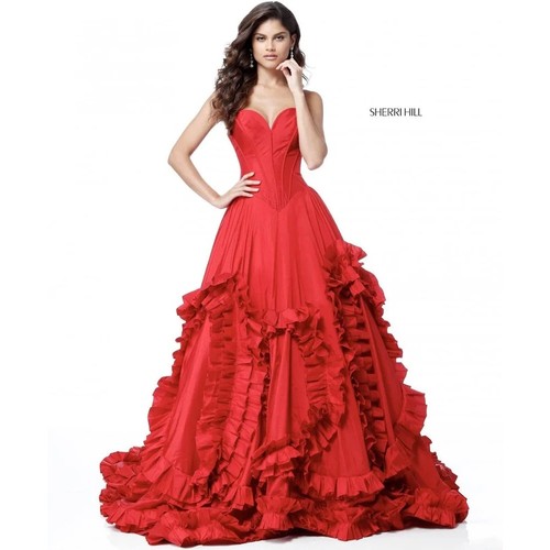 Sherri hill red - red, corset