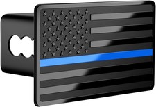 Blue Line American Flag Metal