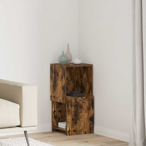 Corner cabinet smoked oak - corner,