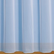 Denise Plain Net Curtains With Weighted Base & Rod Slot - Sold In Set Widths