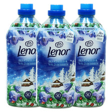3 x Mrs. Hinch New Edition Lenor Fabric Conditioner 50w Bluebells & Wild Berries
