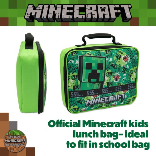 Minecraft kids lunch bag - kids,