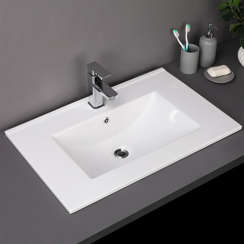 750mm bathroom inset - 750mm, basin