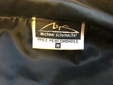 MBA Sports Michael Schumacher GP Racer Black Lightweight Drivers Jacket Size M