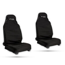 For Vauxhall Corsa VXR 2006- 2x Arctic Black Edition Recaro Bucket Seat Cover