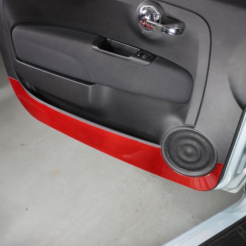 Red carbon interior - red,