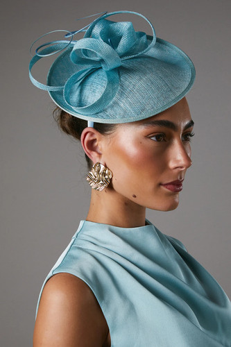 Coast ice blue fascinator - blue,
