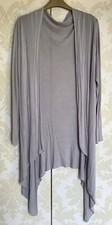 Ladies grey waterfall cardi