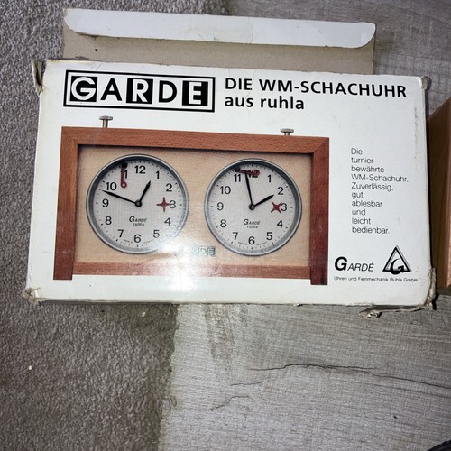 Garde chess clock analogue - chess,