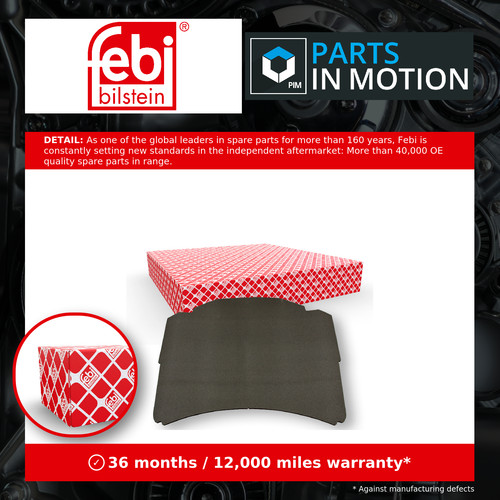 Bonnet sound proofing 09505 - sound,