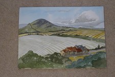 Original Water Colour Ploughed