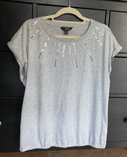 LIPSY Ladies Top With Gemstones - Size 16