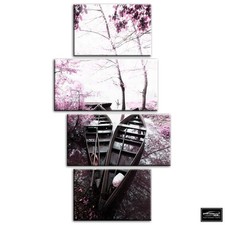 Boats in Lake   Landscapes BOX