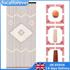 31Pc Wooden Bamboo Beaded Door