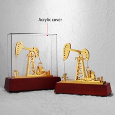 New oil well pump jack oilfield drilling rig drill bit ornament souvenir model