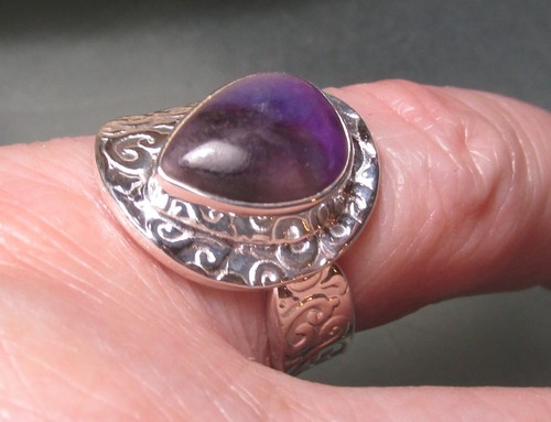 Sterling silver sugilite
