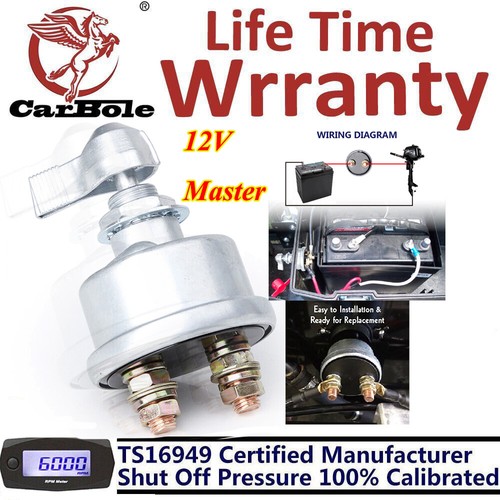 12v master battery disconnect - battery,