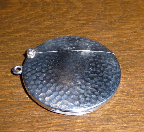 Antique plenished silver vesta - antique,