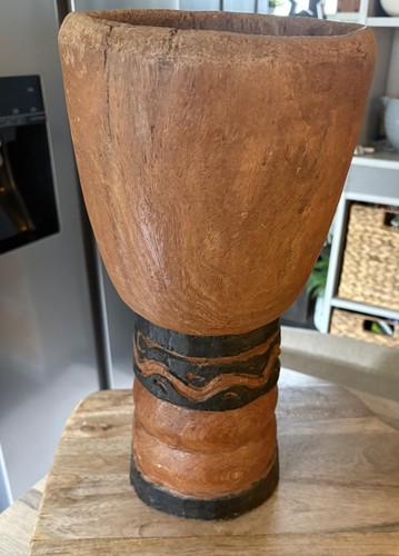 Large african wooden - large, carved