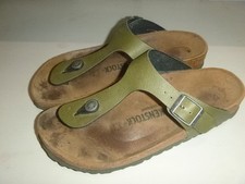 Birkenstock Khaki Ramses Gladiator Style Thong Toe Post Sandal Regular Fit EU 37