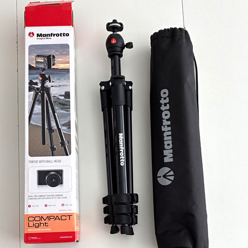 Manfrotto compact light tripod - manfrotto,