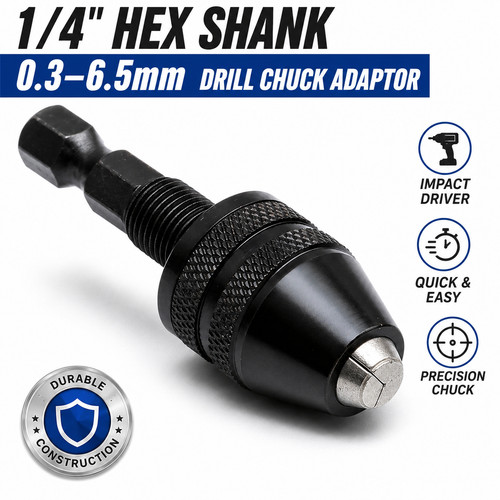 Hex shank drill chuck - drill,