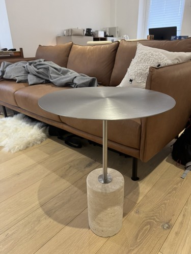 Marble metal side table sofa - table,