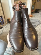 RM Williams Comfort Craftsman Boots Mens UK 10 G Brown Leather Chelsea Australia