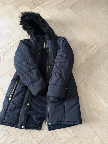 Girls coat hooded age - 13-14, tu