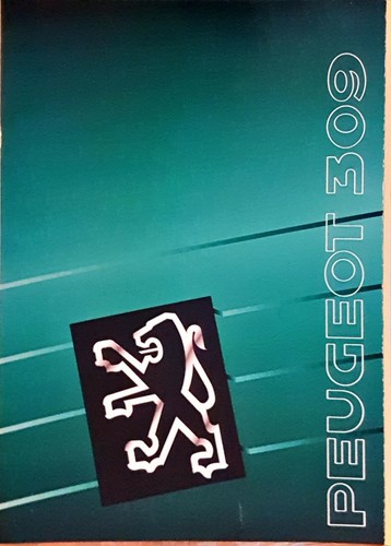 Peugeot 309 brochure - (inc,