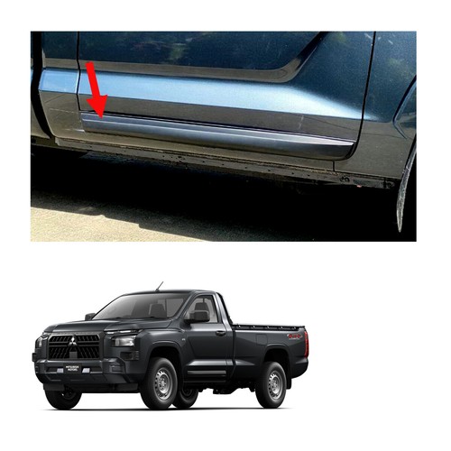 Black side molding - black,