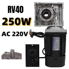 250W AC 220V RV40 1350RPM Worm