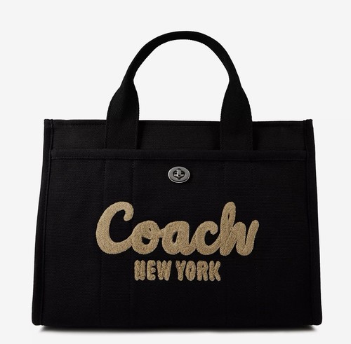 Coach cargo black small - coach,