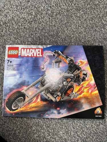 Lego ghostrider mech and bike - mech,