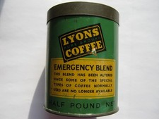 WW2 Home Front Lyon's Coffee