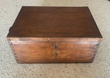 Vintage Oak (military) Chest with working Lock