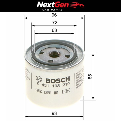 Oil filter bosch - bosch, p3219