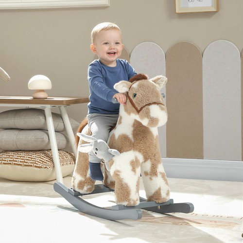 Baby rocking horse plush - rocking, horse,