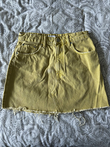 Zara women yellow cotton - yellow,