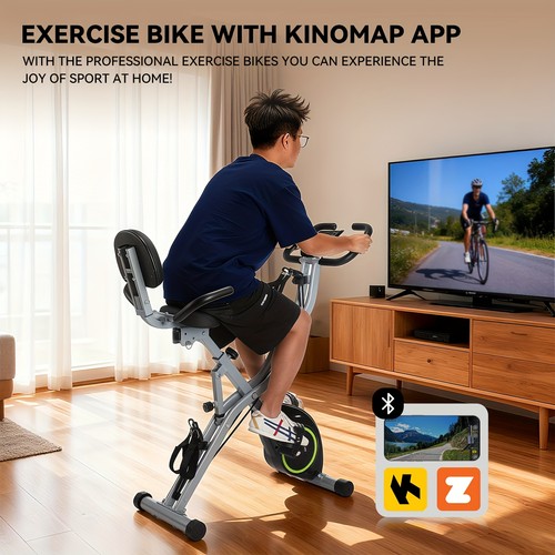 Foldable exercise bike - exercise, bike,