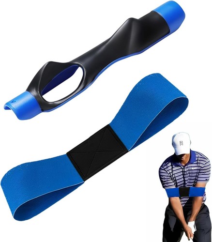 Golf swing band grip trainer - band,