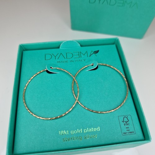Dyadema hoop earrings sterling - earrings,