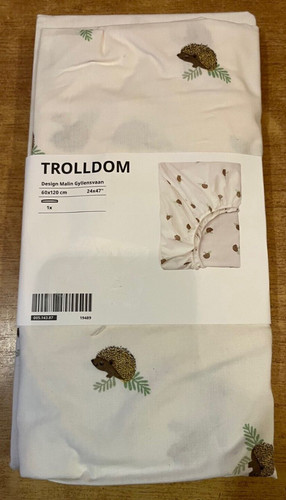 Ikea trolldom fitted cot sheet - trolldom,