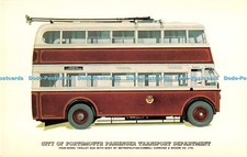 R553125 City of Portsmouth Passenger Transport Department Four Wheel Trolley Bus