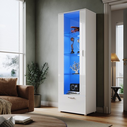 Modern white display cabinet - display,