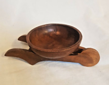 Vintage Wooden Wheelbarrow Candy / Nut bowl