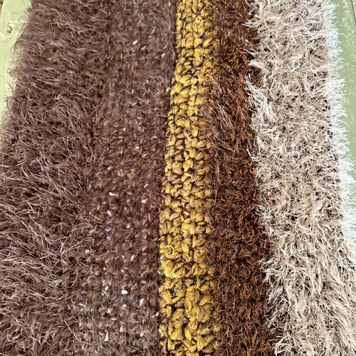 Rag rug crocheted - rag,