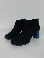 Camper Black Perforated Suede