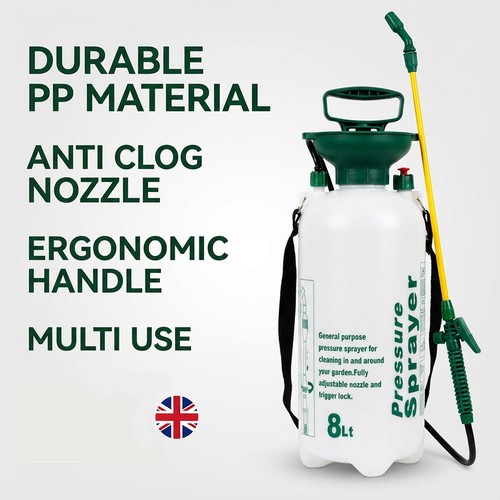 Garden pressure sprayer - 8l, –