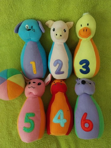 Soft toy skittles - soft, bowling